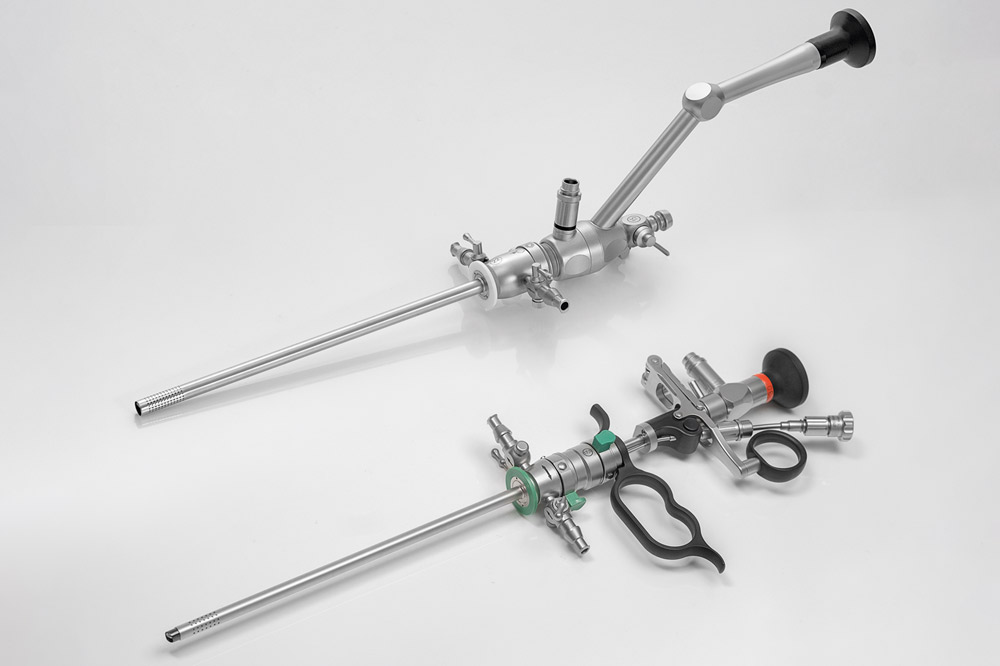 18.5 Charr. Laser resectoscope with Morcescope